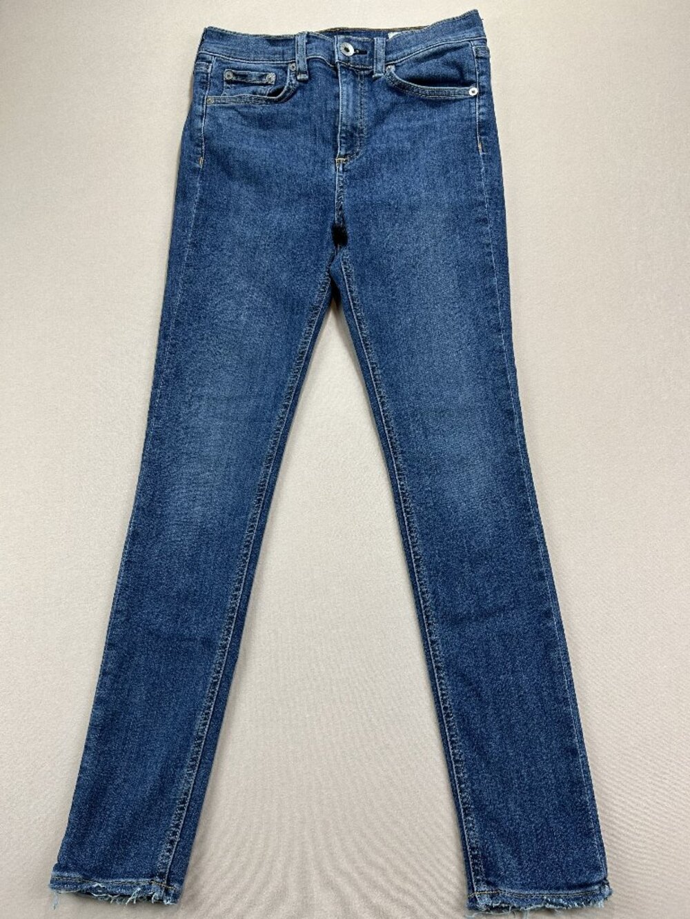 Rag and Bone Jeans Women's Size 26 Blue Denim High Rise Ankle Skinny Stretch